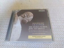 Graupner : Die Sieben Worte Jesu Am Kreuz, Seven Words - Soly - 2CD Analekta