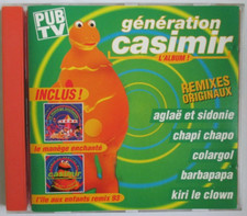CD "GÉNÉRATION CASIMIR" ORIGINAUX + REMIXES - BARBAPAPA - CHAPI CHAPO - COLARGOL