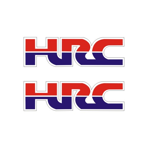 Stickers plastifiés hrc honda - hrc,
