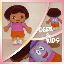 Peluche Dora l'exploratrice avec son sac à dos - ref C6