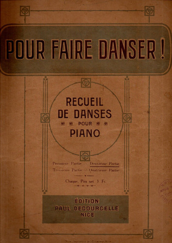 Recueil partitions piano - recueil, de