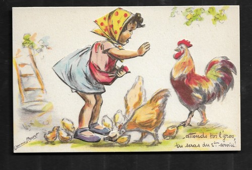 Carte postale germaine - postale,