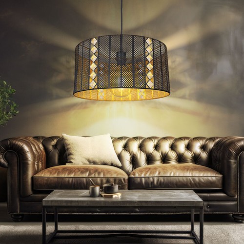 Lampe suspendue lustre rétro - lustre,