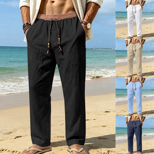 Pantalon homme pour - , lin