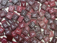 Wood AUTHENTIC Scrabble Tiles
