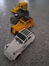 Quatre 2cv De Raid 1/43 Presse