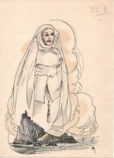 DUCHESSE LANGEAIS. BALZAC. Dessins originaux dédicace René MARGOTTON 1947 Szabo