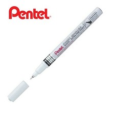 Blanc Fin Permanent Marqueur Peinture Stylo Huile Base Voiture Vélo Pneu Étanche