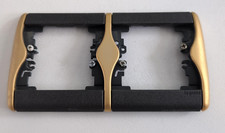 LEGRAND SAGANE 85357 ou 853 57 - Plaque Double XELIO OR Horizontale