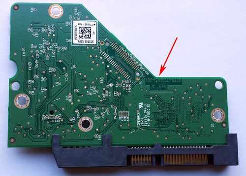 Carte pcb contrôleur disques - carte,