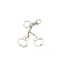 Porte cles menotte argent