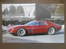 POSTER LAMBORGHINI 400 GT MONZA - 1966 -  44 x 28 cm