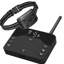 Collier Anti Fugue Chien Sans Fil Commande à Distance Collier Réglable