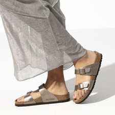 BIRKENSTOCK SYDNEY GRACEFUL TAUPE SANDALES LARGEUR ETROITE