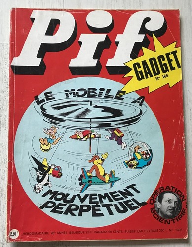 Magazine pif gadget ancien - pif,