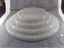 ancienne vasque 1950 blanc moucheté à suspendre Ø 39,6 cm Clichy 20 mm (CV35)