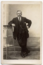 Portrait studio homme CPA  -