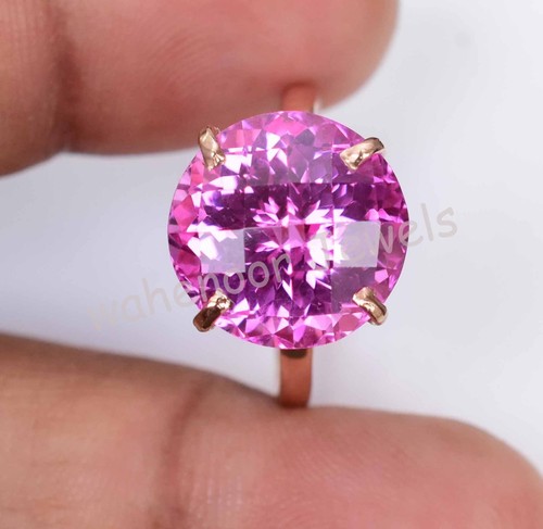 Naturel rose rubis rond - naturel,