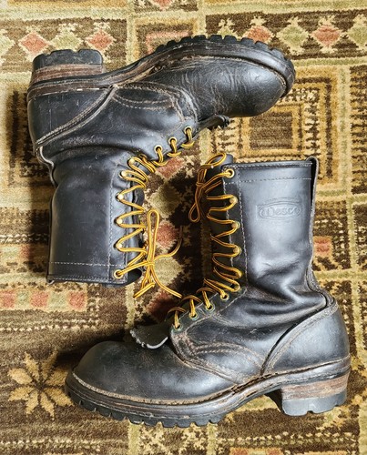 Vtg wesco work boots logger - vtg,