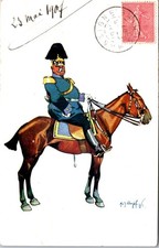 ILLUSTRATEUR - officier prussien a cheval