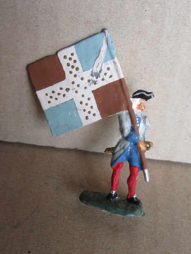C351 vintage plat etain soldat - vintage,
