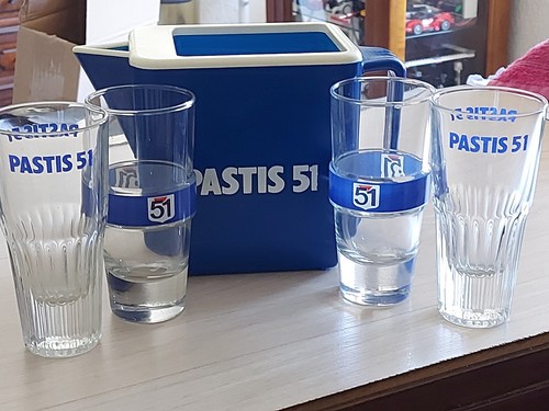 Carafe pastis lot - de, 4