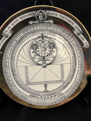 Assiette fornasetti astrolabio - assiette,