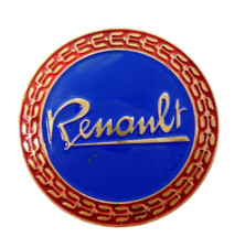RENAULT Badge émaillé 30mm laiton Insigne Automobile 75