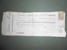 reçu chèque 1922 Lamarre