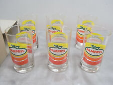 🇫🇷 6 VERRES PUBLICITAIRE