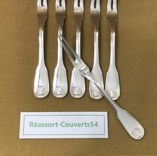1 fourchette à escargot CHRISTOFLE modèle COQUILLE VENDOME métal argenté 17 cm