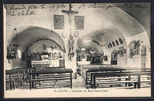 Cpa cette chapelle mont - cette,, du