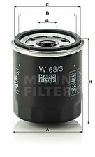MANN-FILTER W 68/3 Huile