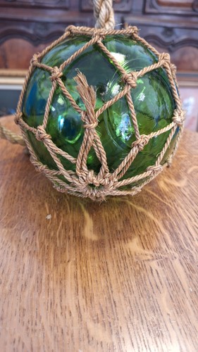 Ancienne boule chalut verre - ancienne,