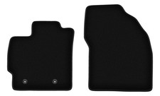 Tapis de sol avant en velours noir pour Toyota Prius III  2009-2011 