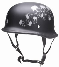 Redbike RK305 Casque Demi-Coquille Moto Biker Casque Casque En Acier Crâne