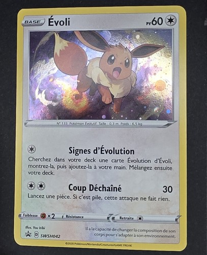 Carte pokémon evoli holo - carte,