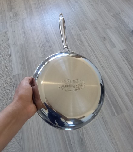 Poêle 28cm inox 10 - poêle,