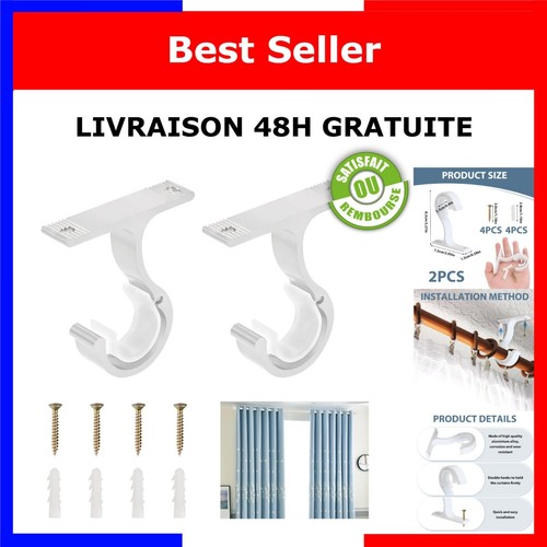 Support tringle rideaux - tringle, à