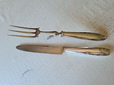 Service Couverts En Argent A Servir Viande Poisson Couteau Fourchette sur pied 