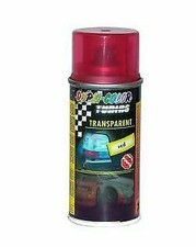 BOMBE VERNIS TRANSPARENT ROUGE