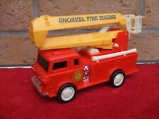 Camion de pompier vintage "snorkel fire engine" électrique sur piles Long 18cm