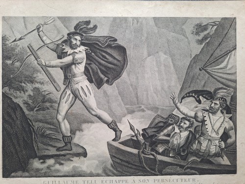 Gravure guillaume tell - 19°:,