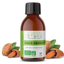 Huile végétale d'Amande Douce bio - 100% pure et naturelle - HEBBD - Green-storm