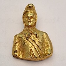 Fève bicentenaire révolution Française : sans culotte. En métal doré 1989