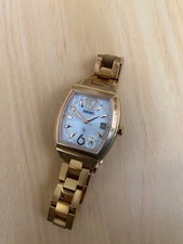 Montre Femme SEIKO LUKIA Solar Bracelet Métal Doré Cadran Blanc Occasion