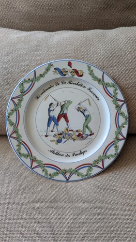 Ancienne assiette bicentenaire - assiette,