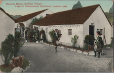 Exposition coloniale, la maison hantée écossaise, Londres, 1909 Carte postale - 