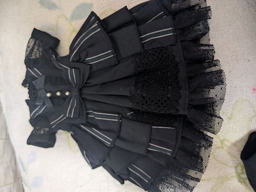 Robe poupée noire style - robe, de