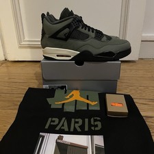 Nike Air Jordan 4 x Undefeated Sz 13 US - 47.5 EU w/ Paris Excl Tote Bag New